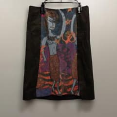 Custo Barcelona アート柄スカート L サイズのサムネイル