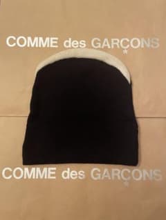 COMME des GARÇONS CDG ビーニー ニット帽 濃紺 ネイビー