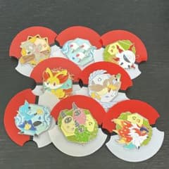 韓国公式 ポケモン ランダム ピンバッジ バッジ 8個セット - メルカリ