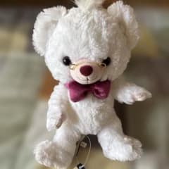 디즈니 스토어 이상한 나라의 앨리스 유니에 봉제 인형 안경 나비 넥타이