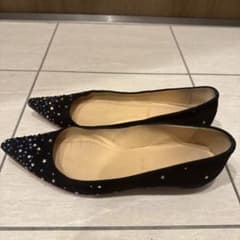 Christian Louboutin スタッズ フラットシューズ38のサムネイル