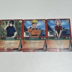 ナルトカードゲーム 第七班3枚セット - メルカリ