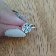 最終値下げ K 18WG  ダイヤモンド0.23ct  リングのサムネイル