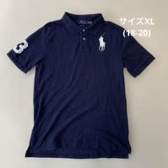 Polo Ralph Lauren 短丈ビッグポニー ポロシャツ swag 紺白 - メルカリ