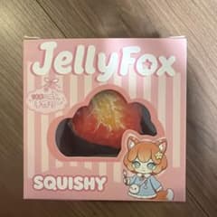JellyFox スクイーズ チョコイチゴ 100%職人手作りのサムネイル