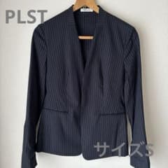 PLST ノーカラーストライプジャケットのサムネイル