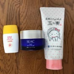 SEACオールインワンゲル　日焼け止め乳液　フェイスパック　3点セットのサムネイル