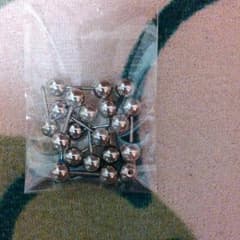 ストレートバーベルピアス10本のサムネイル