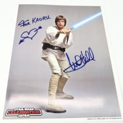 STAR WARS ルークスカイウォーカー マークハミル サイン入りカード