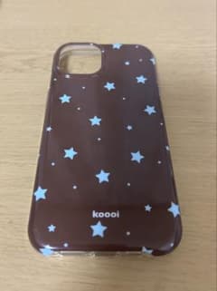 koooi iPhone用ケース 星柄 ブラウンのサムネイル