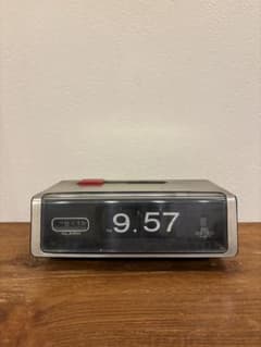 希少色】SEIKOセイコー 昭和レトロ パタパタ時計 デジタルアラーム