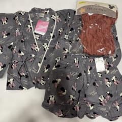 新品 futafuta ミニー 甚平 浴衣ドレス 100cm レトミ 女の子のサムネイル