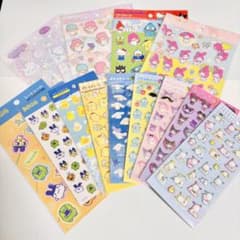 ペタペタシール ぷくっとシール サンリオ シートシール たまごっち ゆめかわ