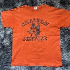 Russell Athletic Tシャツ M オレンジ USA製 80sのサムネイル
