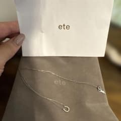 ete ホースシュー ネックレス プラチナのサムネイル