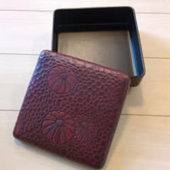 漆器 重箱 菊花彫り 溜塗 伝統工芸のサムネイル
