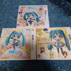 3DS 初音ミク Project mirai でらっくす　3本セット
