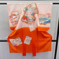 ★4624★ 絽 夏物 子供着物 襦袢付き 一つ身 女の子 七五三 3才 ☆4624☆ 絽 夏物 子供着物 襦袢付き 一つ身 女の子 七五三 3才 - メルカリ