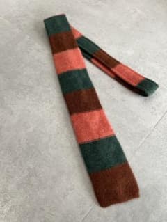 HERMES エルメス カシミヤ　ニットタイのサムネイル