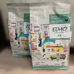 ELMO ヘアボールケア ドライフード 2kg 2袋 - メルカリ