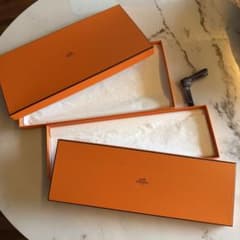 美品】エルメス 空箱 オレンジボックス HERMES - メルカリ