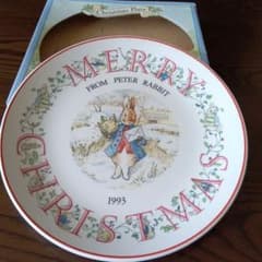 ウェッジウッド ピーターラビット クリスマスプレート 1993 - メルカリ