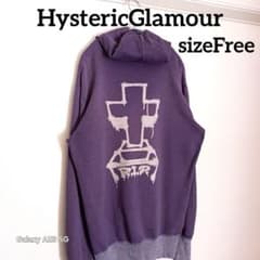 [Classic Design] HYSTERIC GLAMOUR Cross Back Print Hoodie