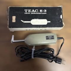 カセットテープを使う方推奨✨ヘッド消磁器　TEAC ティアック E-3 TEAC ティアックE-3 ヘッドイレーサー 消磁 - メルカリ