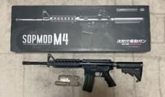 東京マルイ　次世代電動ガン　SOPMOD M4 ストック変更、フロント配線加工 東京マルイ 次世代電動ガン SOPMOD M4 ストック変更、フロント配線加工