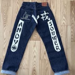 EVISU 2001 ANDY SOUWER アンディーサワー コラボ デニム EVISU 2001 ANDY SOUWER アンディーサワー コラボ デニム - メルカリ