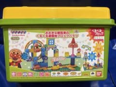 アンパンマン ブロックラボ　おおきな観覧車のくるくる遊園地（商品状態変更）のサムネイル