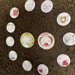 しろまる　缶バッジ　おまとめのサムネイル