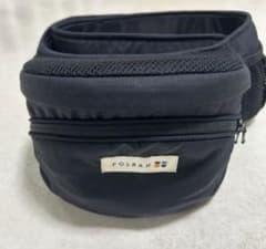 【美品】POLBAN ブラック ヒップシート　シングルショルダー付　抱っこ紐のサムネイル