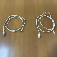 USB Type-A to Lightning ケーブル 2本　②