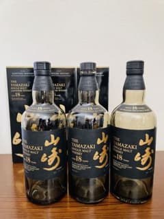 山崎18年 空箱3.空瓶3 - メルカリ