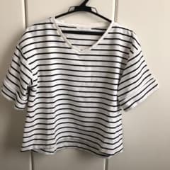 ボーダーカットソー Tシャツ トップスのサムネイル