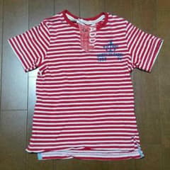 ダディオダディの半袖Tシャツです☆赤ボーダーのサムネイル