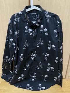 花柄シャツ モノクロのサムネイル