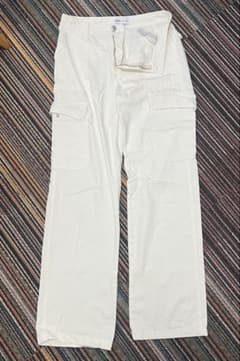 ZARA カーゴパンツ ホワイト XS レディースのサムネイル