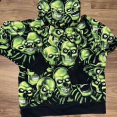 Supreme skull スカル パーカー リキッドブルー S Supreme skull スカル パーカー リキッドブルー S - メルカリ