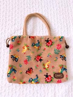 FEILER フェイラー ハイジ巾着トートバッグ ベージュ - メルカリ