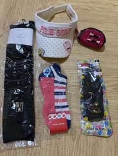 FILA GOLF バイザー グローブソックス 色々セットのサムネイル