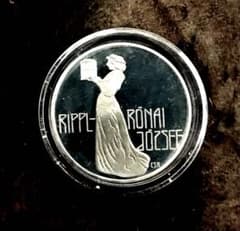 【銀貨】【MAGYAR】ハンガリー銀貨 （Rippl-Rónai József） SV640銀貨】ハンガリー1オンス銀貨 Rippl-Rónai József - メルカリ