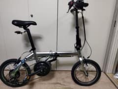 トランスモバイリー超軽量アシスト自転車　4㌂バッテリー２個付のサムネイル