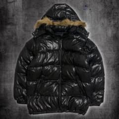 00s【archive】y2k/短丈/中綿ダウンジャケット/光沢/ギミック 00s【archive】y2k/短丈/中綿ダウンジャケット/光沢/ギミック