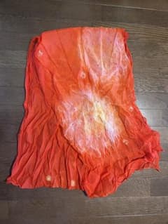 オレンジ グラデーション 帯　浴衣帯のサムネイル