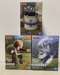 NARUTO 我愛羅＆君麻呂＆フィグライフ サスケの棺桶 フィギュア - メルカリ