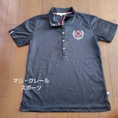 marie claire sport ポロシャツ ブラック M - メルカリ