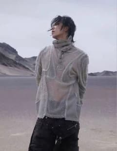 トップス Personsoul Split Mesh Hooded Long Sleeve Personsoul Split Mesh Hooded Long Sleeve - メルカリ