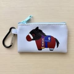 未使用 美品 アーモンドアイ 応援ポーチ サラブレッドコレクション 競馬のサムネイル